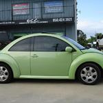 VW Beetle window tint