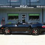 Porsche Turbo, Blaque Diamond BD-5 wheels and Hankook tires. High speed polish with Menzerna polishes
