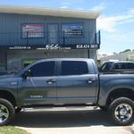 Toyota Tundra with XD Rockstar wheels and window tint
