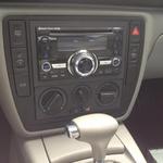 VW Jetta with Clarion CD Bluetooth double din installed.