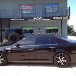 Cadillac STS with custom 22" Hipnotic wheels