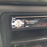Pioneer stereo installed in a Nissan Xterra